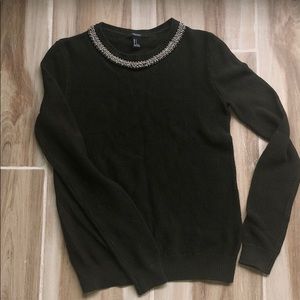 Cute forever 21 green sweater size s